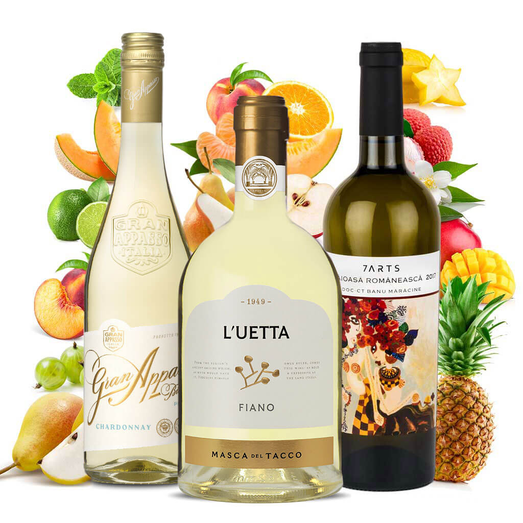 Leckere-Weine.org versandkostenfrei bestellen Leckeres - Weißweinpaket